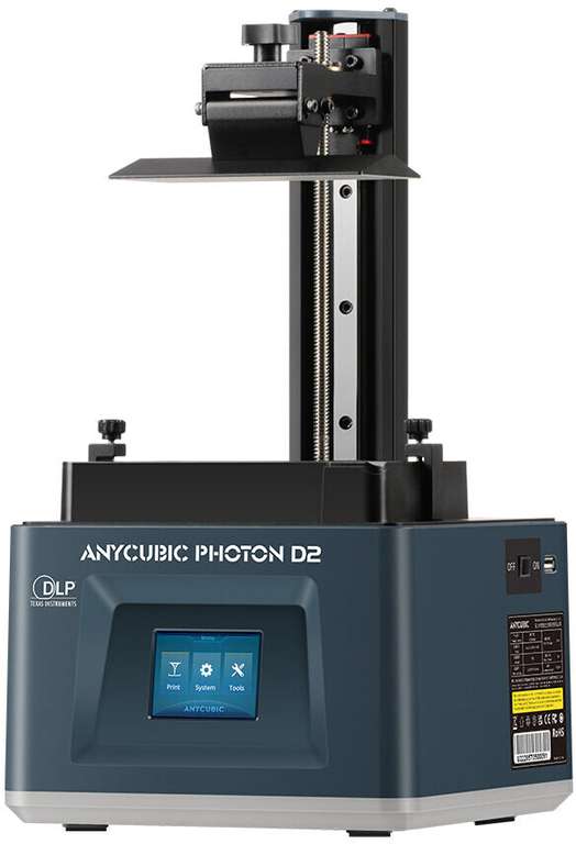 Anycubic Photon D2 - DLP 3D Drucker + 1 kg DLP Resin