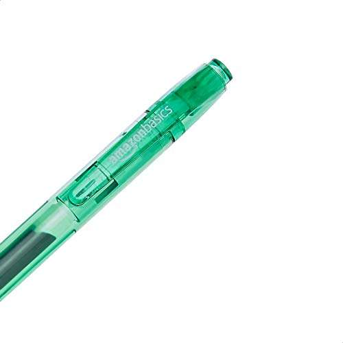 [Prime] Amazon Basics - Gelschreiber, mittlere Strichstärke, 14-teiliges Set Kugelschreiber