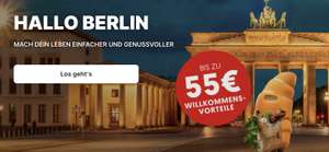(Berlin lokal): Bis zu 55€ Rabatt beim Online Lieferservice Knuspr.de