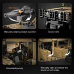 [Klemmbausteine] CaDA C51202W - Technik Modell Humvee Off Roader | 628 Teile | App-gesteuert oder per Fernbedienung | Maßstab 1:14 [Ebay]