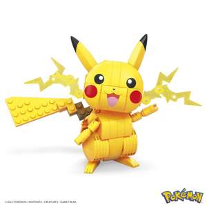 Pokémon Figur Pikachu • 211 Teile • Klemm-Bausteine • Amazon Prime