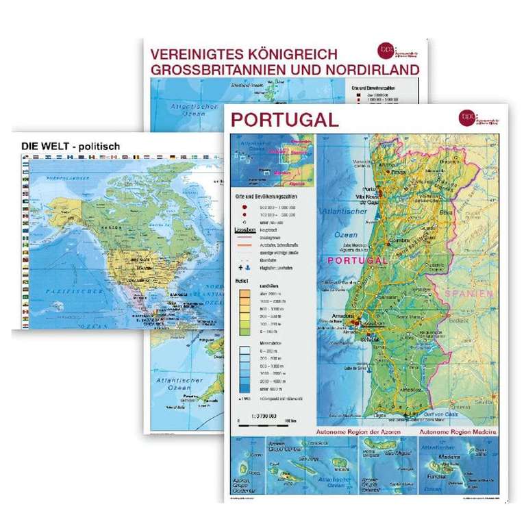 [BpB] Karten gratis: Deutschland, Europa, Staaten Europas und der Welt (Wand- und Faltkarten ) / auch als pdf-Download