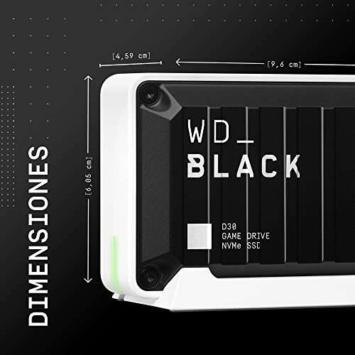 WD_BLACK D30 Game Drive for Xbox 2 TB (1 Monat Xbox Game Pass Ultimate, Übertragung mit bis zu 900 MB/s) Xbox Series X|S (Amazon.es)