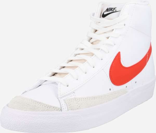 Nike Blazer weiß mit rotem Swoosh