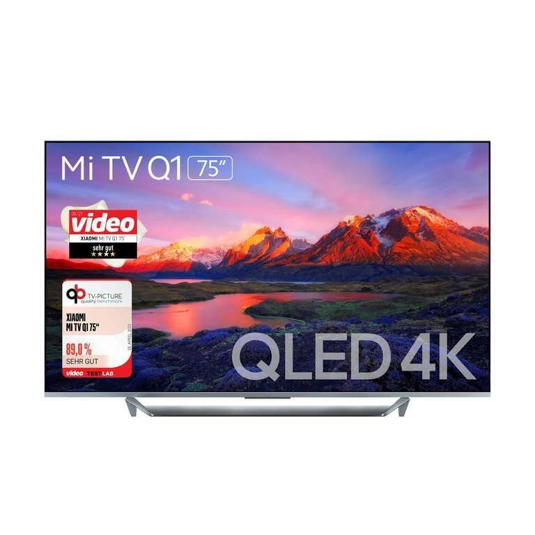 [unidays] Xiaomi QLED Smart TV 75 Zoll (FALD, bis zu 120Hz, Dolby vision, HDR 10+, Android 10, HDMI 2.1)
