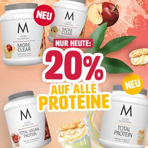 More Nutrition - 20% Prozent auf alle Proteine