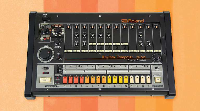 [reverb] Roland TR-808 Sample Pack (WAV-Dateien einzelner Hits, Loops und Ableton Live 9-Rack und MIDI-Template)