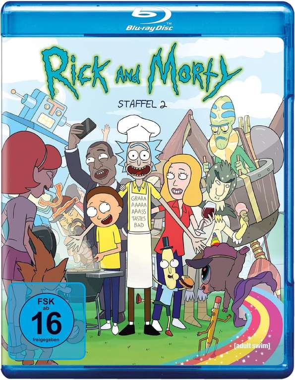 Rick & Morty - Staffel 1 bis 4 für jeweils 7,27€ [Blu-ray] (Amazon Prime)