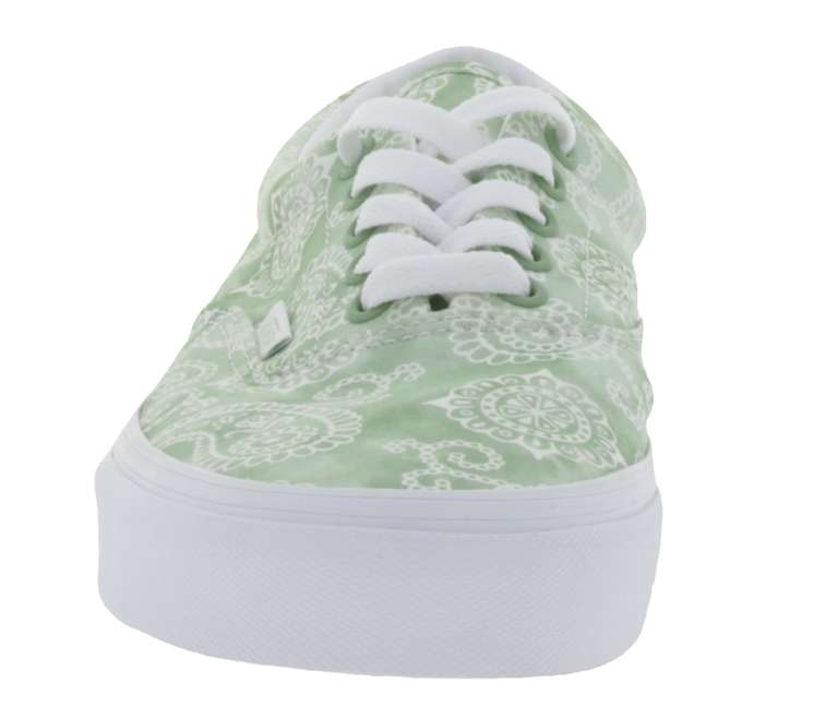 2x VANS ERA Sneaker Canvas-Schuhe für Damen und Herren mit Paisley-Muster Lila/Weiß oder Grün/Weiß | Gr. 40 - 46, je Paar 15 € + VSK