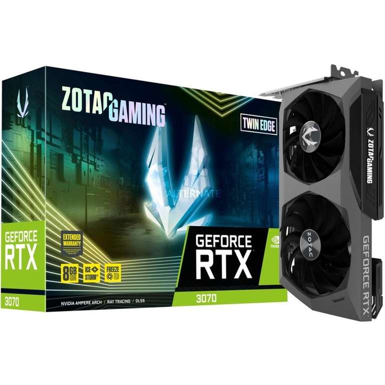ZOTAC GeForce RTX 3070 Twin Edge LHR, Grafikkarte