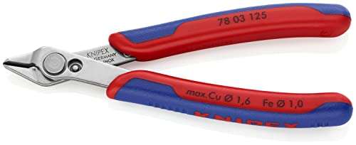 Knipex Electronic Super Knips mit Mehrkomponenten-Hüllen 125 mm 78 03 125/ ESD mit Mehrkomponenten-Hüllen 125 mm 78 03 125ESD 16,99€ (Prime)