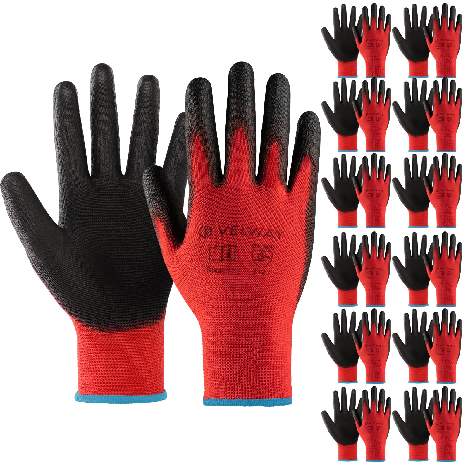 Velway 12 Paar Arbeitshandschuhe - Prime