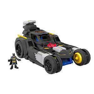 Fisher-Price Transformations Batmobile R/C, ferngesteuertes Batman-Fahrzeug mit Licht und Sound