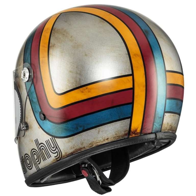 Premier Trophy Platinum Edition EX 77 BM Helm | Vintage Helm im Retro Stil, ECE 22.06-Zulassung, Motorradhelm, Integralhelm