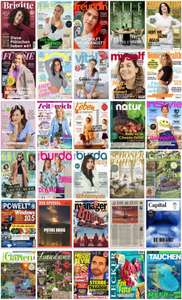 54 Zeitschriftenabos zum Black Friday: Brigitte, Auto Zeitung, Grazia, Freundin, PLAYBOY, Hörzu, petra