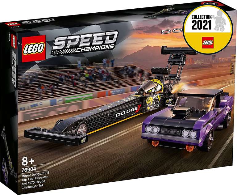 LEGO Speed Champions 76904 Mopar Dodge//SRT Dragster & 1970 Dodge Challenger