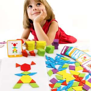Kein Typisches Puzzle für Kinder - Montessori Holzpuzzle - 155 Stück
