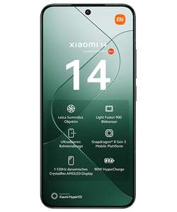 Vodafone Netz, GigaKombi: Xiaomi 14 512GB alle Farben im Allnet/SMS Flat 45GB 5G für 29,99€/Monat, 100€ Wechselbonus, 0€ AG