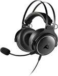 Sharkoon Skiller SGH50 Headset (Over-Ear, geschlossen, 3.5mm Klinke, abnehmbares Kabel & Mikrofon, 342g)