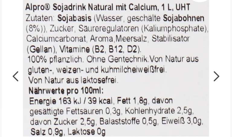 24x Alpro Soja vegane Milchalternative für 1,19€/l