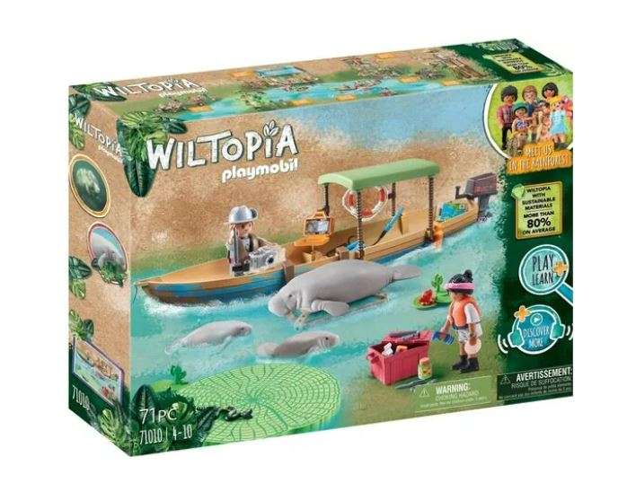 Playmobil Bootsausflug zu den Seekühen - Wiltopia 71010 - Dealpreis 20,58 € (bei über 30 € Gesamtbestellwert)