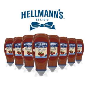 Hellmann's Tomato Ketchup Zuckerreduziert 8x 430 ml (8,94€ möglich) (Prime Spar-Abo)