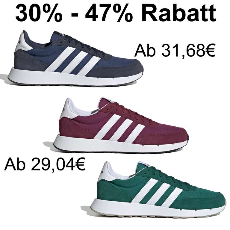 Adidas Run 60s 2.0 Schuhe ab 29,04€ | 30% Gutschein / 35% Unidays / 47% CB