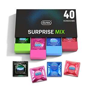(Prime) Durex Surprise Me Deluxe Kondome in stylischer Box - Extra Vielfalt, praktisch & diskret verpackt - Großpackung - 40er Pack