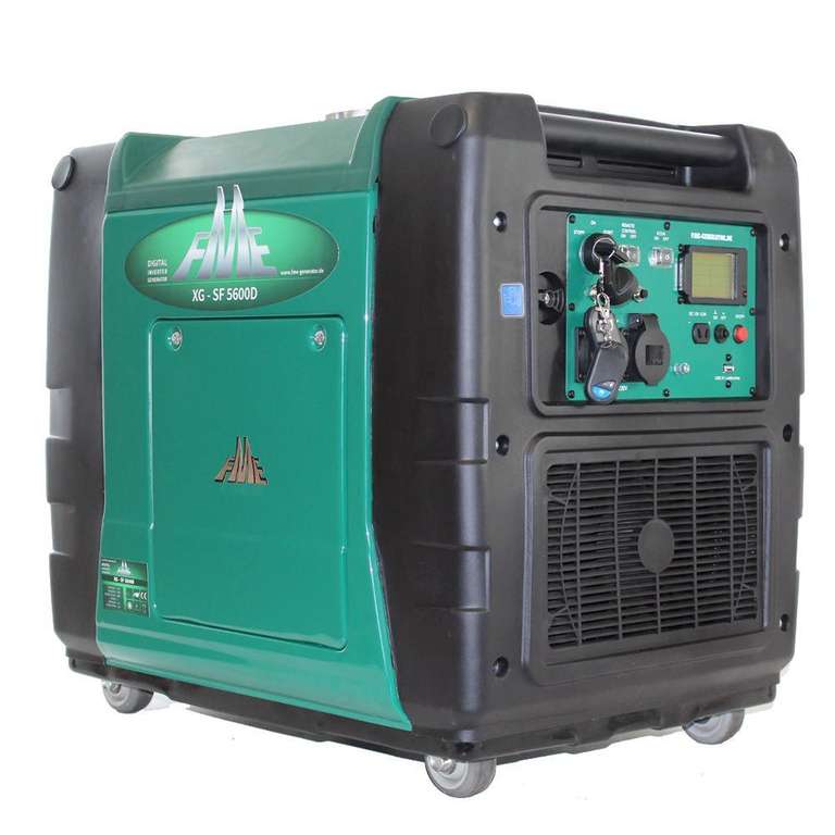 FME XG-SF 5600D Diesel Inverter Generator 5.500 Watt, Diesel-Notstromaggregat, Betrieb auch mit Heizöl möglich.