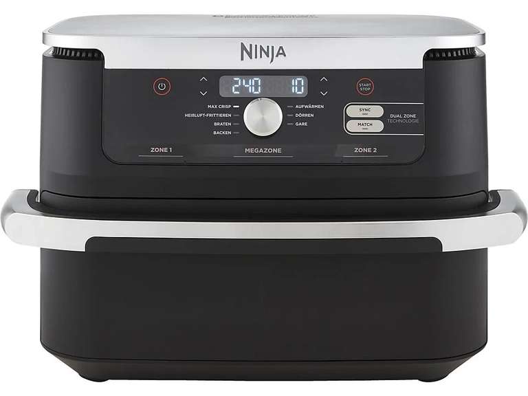 Ninja Foodi FlexDrawer 10,4 L Heißluftfritteuse AF500DE [Media Markt & Saturn] + Shoop möglich (eff. 196,78 €)