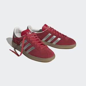 adidas Sneaker München in scarlet/matte silver/gum (Gr. 40 - 48)
