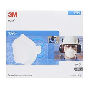 3M Aura 9320+ FFP2-Masken, 20 Stück | 3,99€ + 6,99€ Versand | Preisfehler oder Abverkauf?