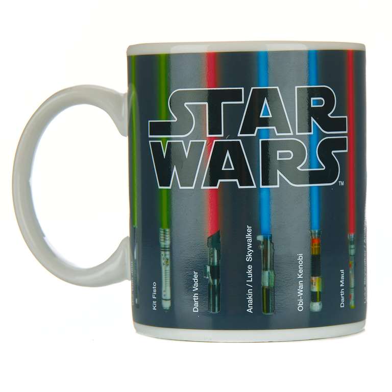 [Amazon Prime] Paladone Star Wars Lichtschwert Farbwechsel-Tasse (290 ml)