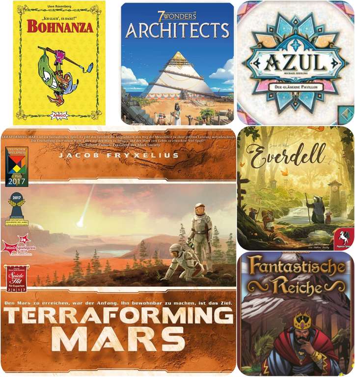 [Thalia Kultclub und/oder Amazon Prime] Brettspiele Sammeldeal (57), z.B. Terraforming Mars | BGG 8,4