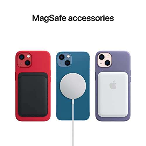 iPhone 13 Silikon Case mit MagSafe Mitternacht