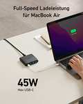 (Amazon): Anker PowerPort Atom III Slim USB C Ladegerät, 65W 4 Port PIQ 3.0 & GaN Netzteil mit 45W USB C
