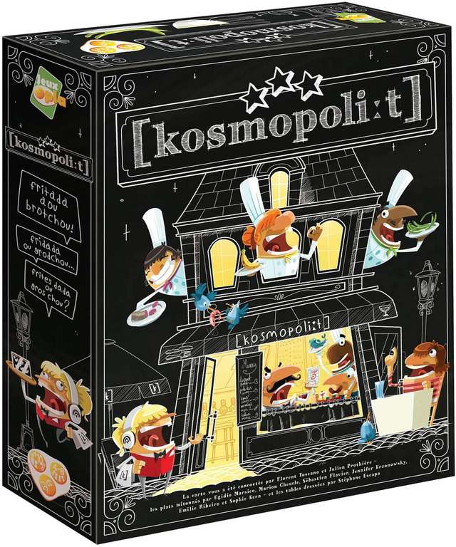 Kosmopoli:t | Brettspiel (kooperatives Partyspiel) für 4 - 8 Personen ab 10 Jahren | ca. 6 Min. | BGG: 7.8 / Komplexität: 1.31
