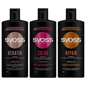 Syoss Shampoo Color, Repair oder Keratin (440 ml) (Prime Spar-Abo)