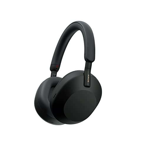 Sony WH-1000XM5 Over-Ear Noise Cancelling Kopfhörer (BT5.2, NFC, AAC, USB-C) Schwarz + Silber