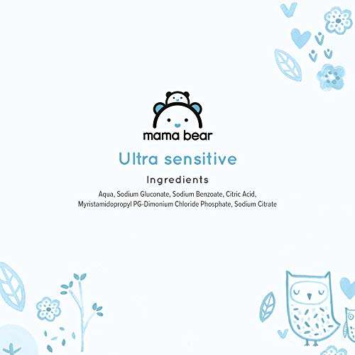 Amazon-Marke: Mama Bear Ultra Sensitive Baby Feuchttücher - 12er Packung