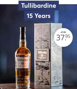 Whisky-Deals 247: Tullibardine 15 Jahre Highland Single Malt Scotch Whisky 43% vol. (0.7 l) für 43,90€ inkl. Versand