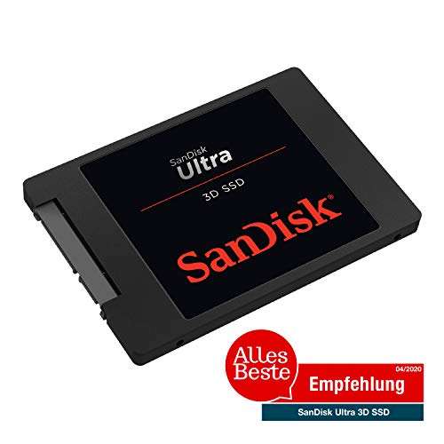SanDisk Ultra 3D 2TB, SATA SSD für 117,90€ (Amazon)