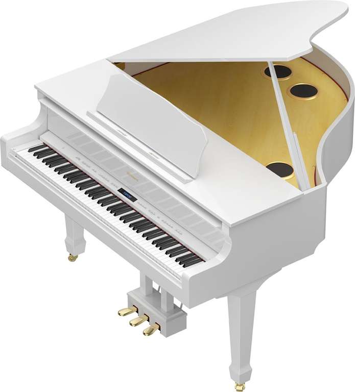 [Nischendeal] Roland GP609-PW | Klassisches Digital Grand Piano | eingebautes 6.1 Multikanal Lautsprecher System | 319 Töne | [Zoundhouse]