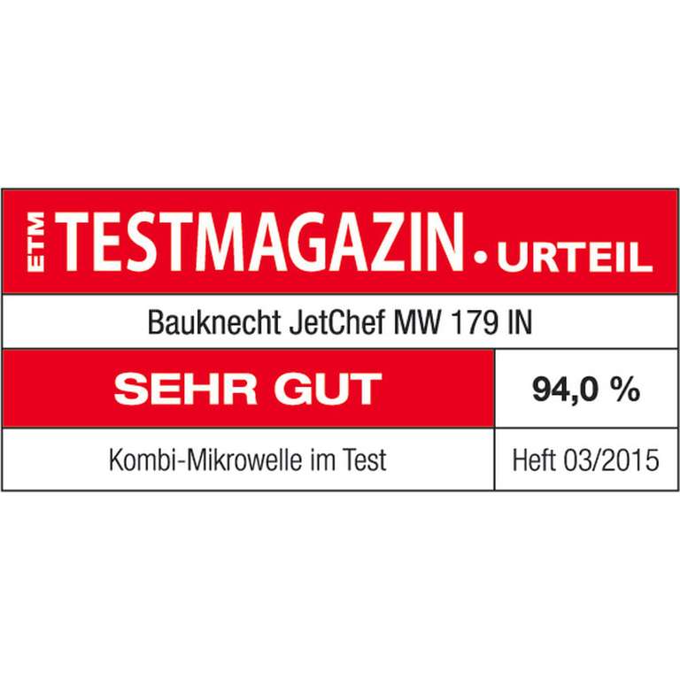 Bauknecht Mikrowelle MW 179 IN, Farbe: Edelstahl, 33 Liter, 1000/1200/1500 W