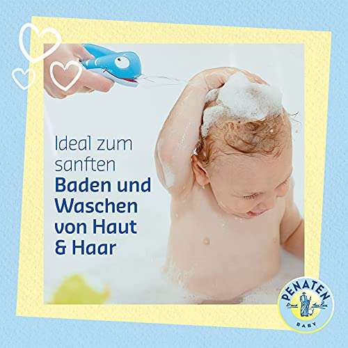 (Prime Spar-Abo) Penaten Baby Badezusatz und Shampoo 2in1 Waschgel für Haut Haar 400ml (2,58€ möglich)