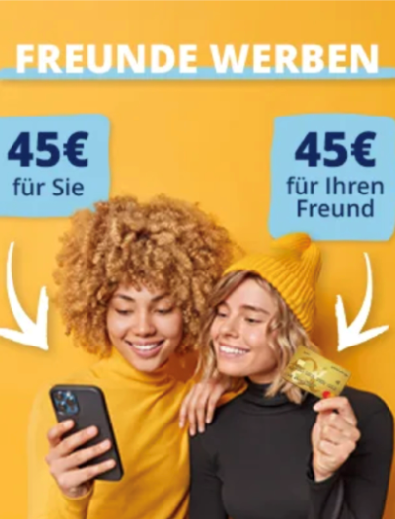 [mastercard.gebuhrenfrei.com] 45+45€ Advanzia KwK für Neukunden im September