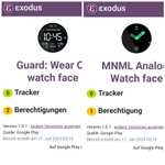 (Google Play Store) 2 Watchfaces von "AmoledWatchFaces" (WearOS Watchface, digital, hybrid)