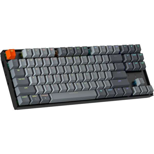Keychron K8 Alu TKL Wireless Gaming Tastatur (Blue-Switch, Hot-Swap, Aluminiumrahmen, RGB) für 86,98€ (Alternate)