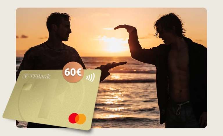 TF Bank Mastercard Gold gebührenfreie Kreditkarte mit Reiseversicherung - KwK-Aktion 30/30 für 100€ Mindestumsatz