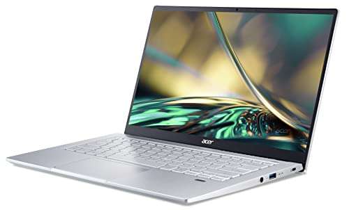 Acer Swift 3 SF314-43 Notebook 14" FHD IPS, R5 5500U, 8GB RAM, 256GB SSD, Alu-Body, bel. Tastatur, USB-C DP + PD, 48Wh, Win11, 1.2kg